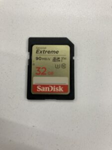 【データ復旧・データ復元成功実績】SanDisk Extreme 32GB  誤消去、上書