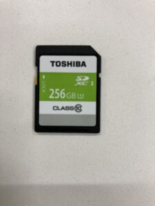 【データ復旧・データ復元成功実績】SDカード TOSHIBA SD-K256G 256GB　フォーマット要求エラー