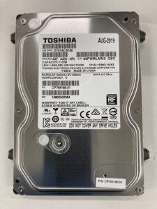 【データ復旧・データ復元成功実績】HDD TOSHIBA DT01ACA100 1TB デスクトップPC、データディスクとして使用。動作が重い、フリーズする。