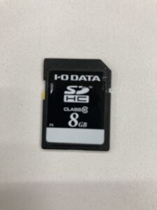 【データ復旧・データ復元成功実績】SDカード IODATA CG08G 8GB ファイル修復を実行したところデータが消えた。