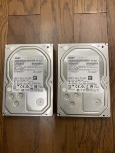 【データ復旧・データ復元成功実績】RAID HDD HGST HUS726060ALE610 6TB×2