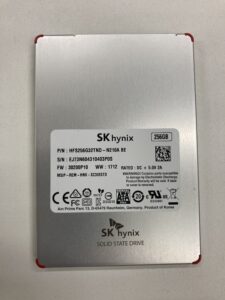 【データ復旧・データ復元成功実績】SSD SKhynix HFS256G32TND 256GB　ノートPC内蔵SSD。OS起動しない。