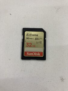 【データ復旧・データ復元成功実績】SDカード SANDISK 32GB　フォーマット要求エラー