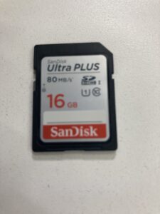 【データ復旧・データ復元成功実績】SDカード SanDisk UltraPLUS 16GB