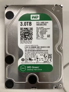 【データ復旧・データ復元成功実績】HDD WD WD30EZRX-19D8PB0 3TB デスクトップPC内蔵HDD、OS起動しない。