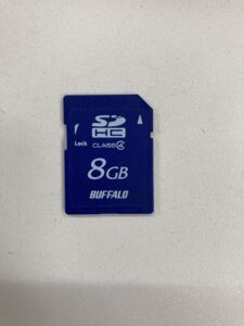 【データ復旧・データ復元成功実績】SDカード BUFFALO 8GB 認識しない