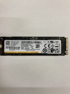 【データ復旧・データ復元成功実績】SSD SAMSUNG MZ-VL21T00 1TB OS起動しない。Bitlocker回復キーを入力しても回復しない。初期化できない。