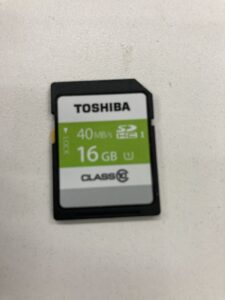 【データ復旧・データ復元成功実績】SDカード TOSHIBA SD-K16G フォーマット要求エラー