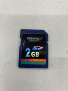 【データ復旧・データ復元成功実績】SDカード KINGMAX MMAGFG2GWDCA-DB 2GB　データ見れなくなった