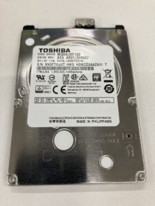 【データ復旧・データ復元成功実績】外付HDD TOSHIBA HDTB410FK3AA 1TB 異音がして認識しない