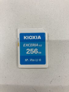 【データ復旧・データ復元成功実績】SDカード KIOXIA SU256GGPM62 256GB アクセスできない